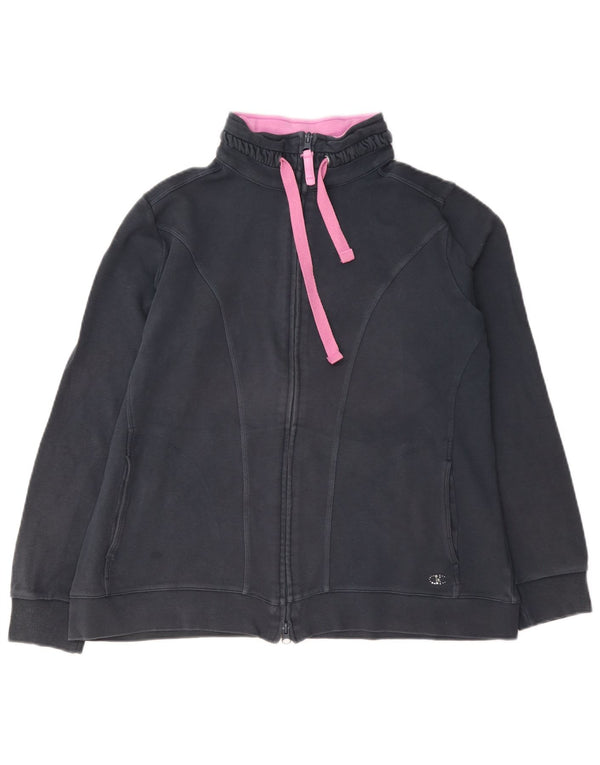 Champion Chaqueta de Chándal Easy Fit para Mujer UK 40 Mediana Azul Marino Algodón