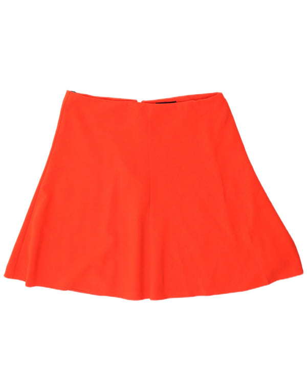 Marks & Spencer Falda Acampanada para Mujer UK 40 XL W38 Viscosa Naranja
