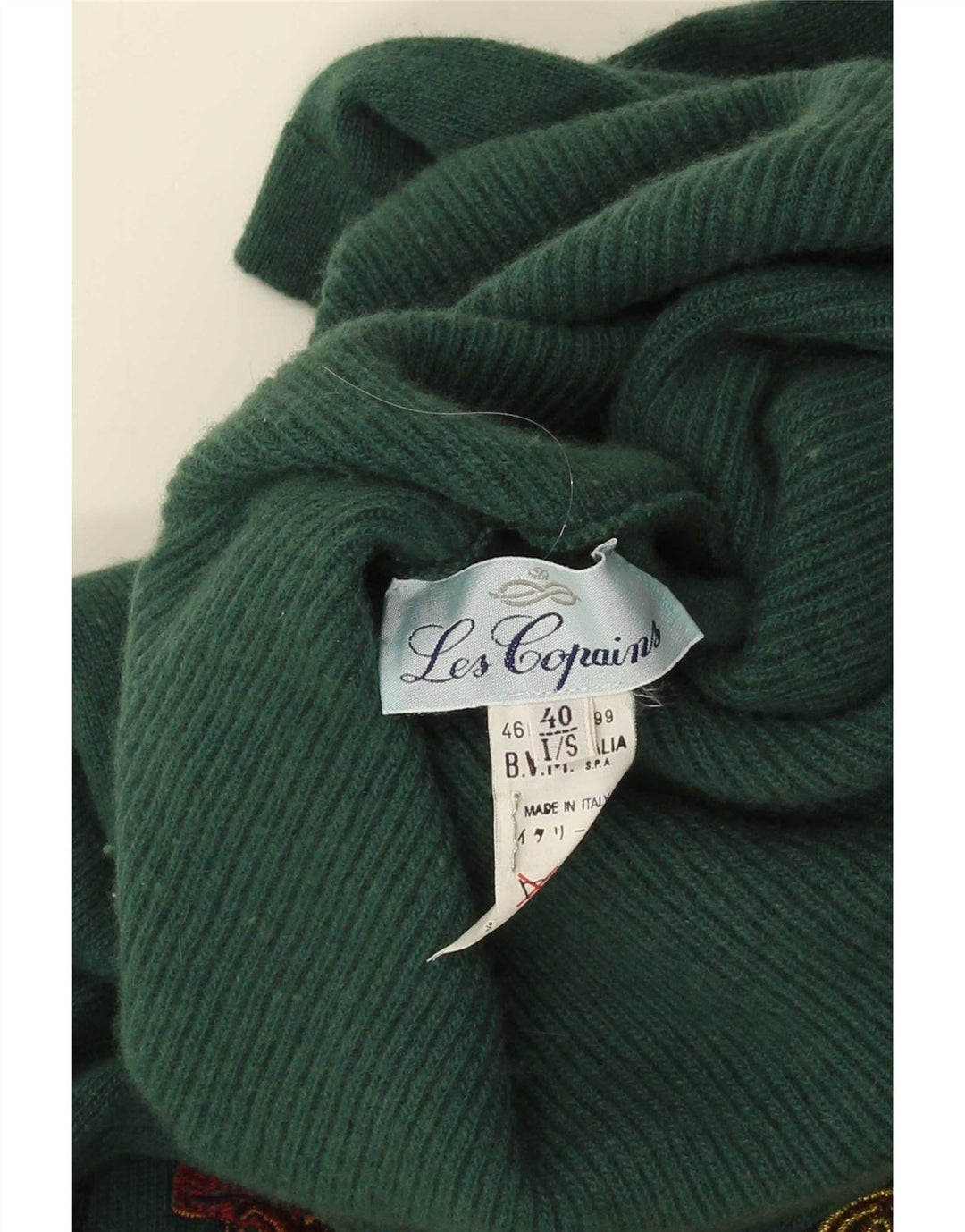 Les Copains Vestido tipo jersey con gráfico extragrande para mujer IT 40 Small Green