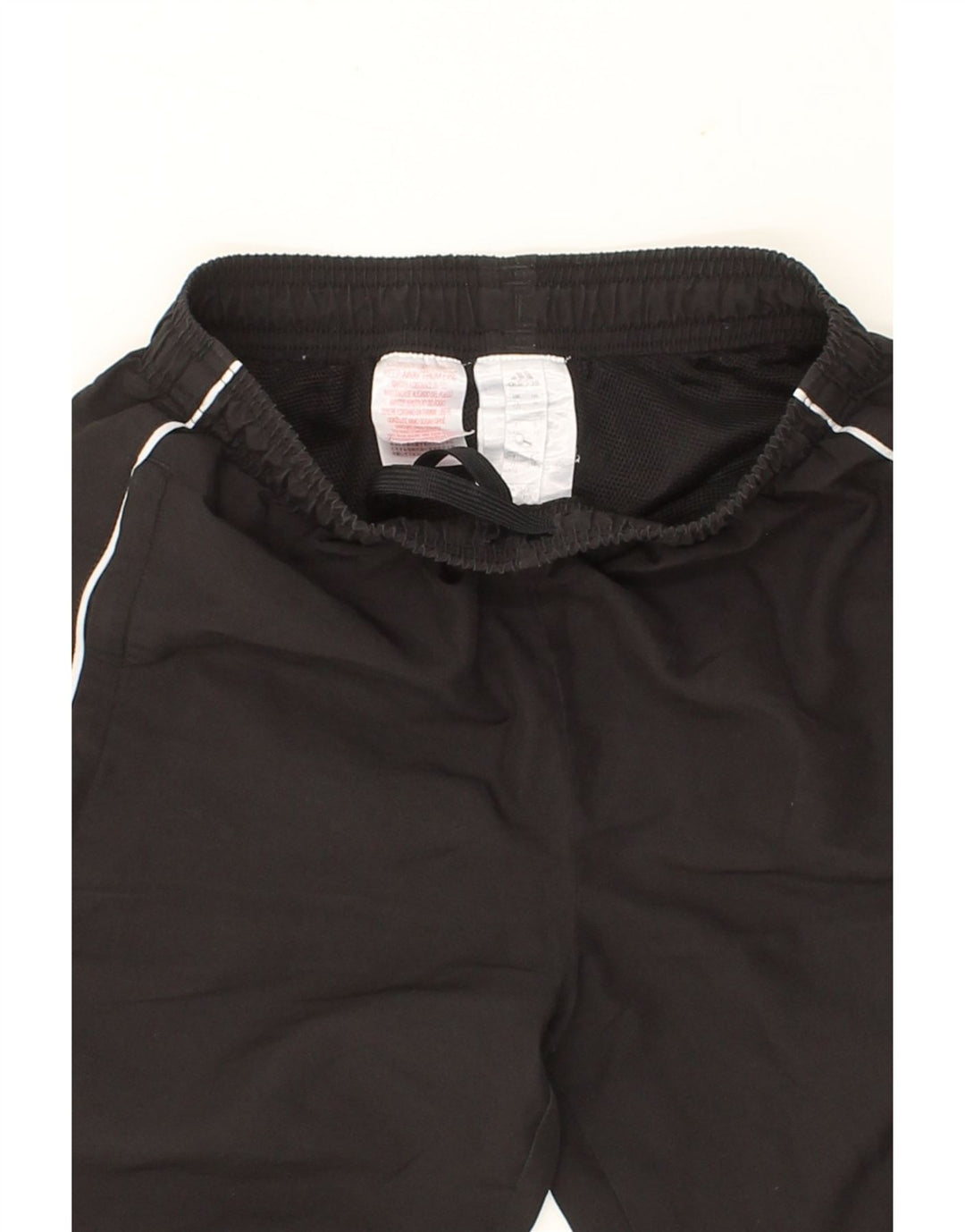 ADIDAS Boys Tracksuit Trousers 11-12 Years Black Polyester Vintage Adidas and Second-Hand Adidas from Messina Hembry 
