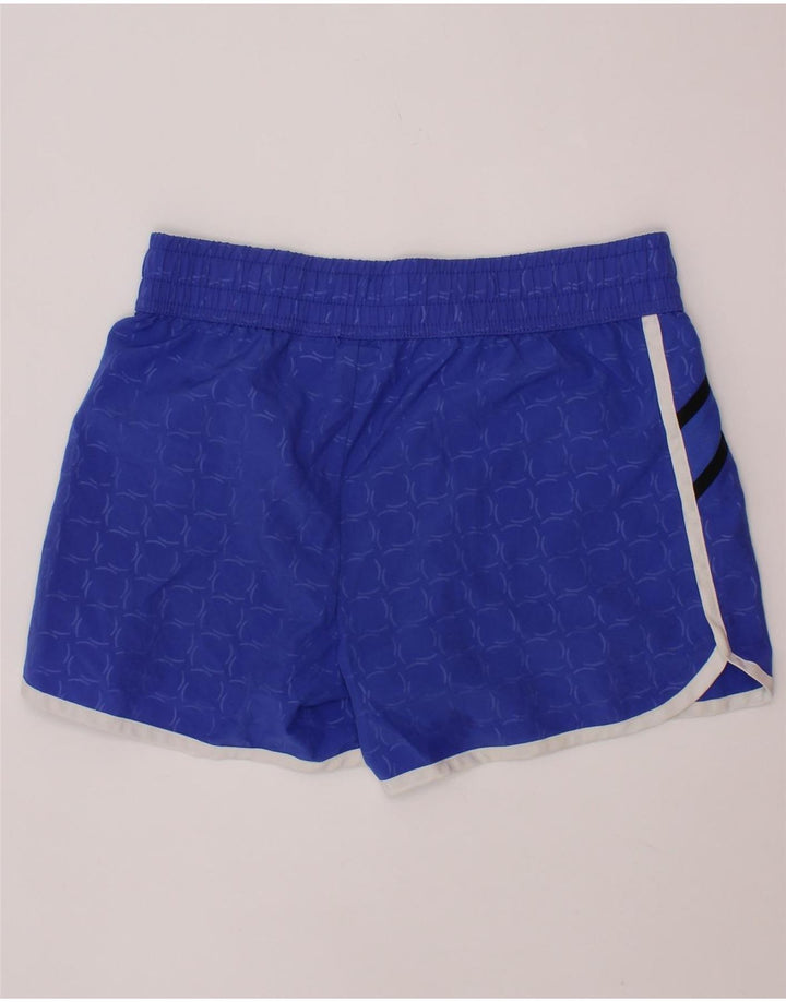 FILA Shorts Deportivos Niña 10-11 Años Azul Medio Poliéster Geométrico