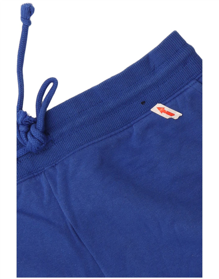 Marks & Spencer Pantalones cortos deportivos para mujer UK 12 Algodón azul medio