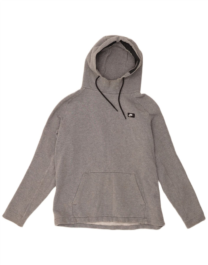 Nike - Sudadera con capucha para hombre, talla grande, algodón gris
