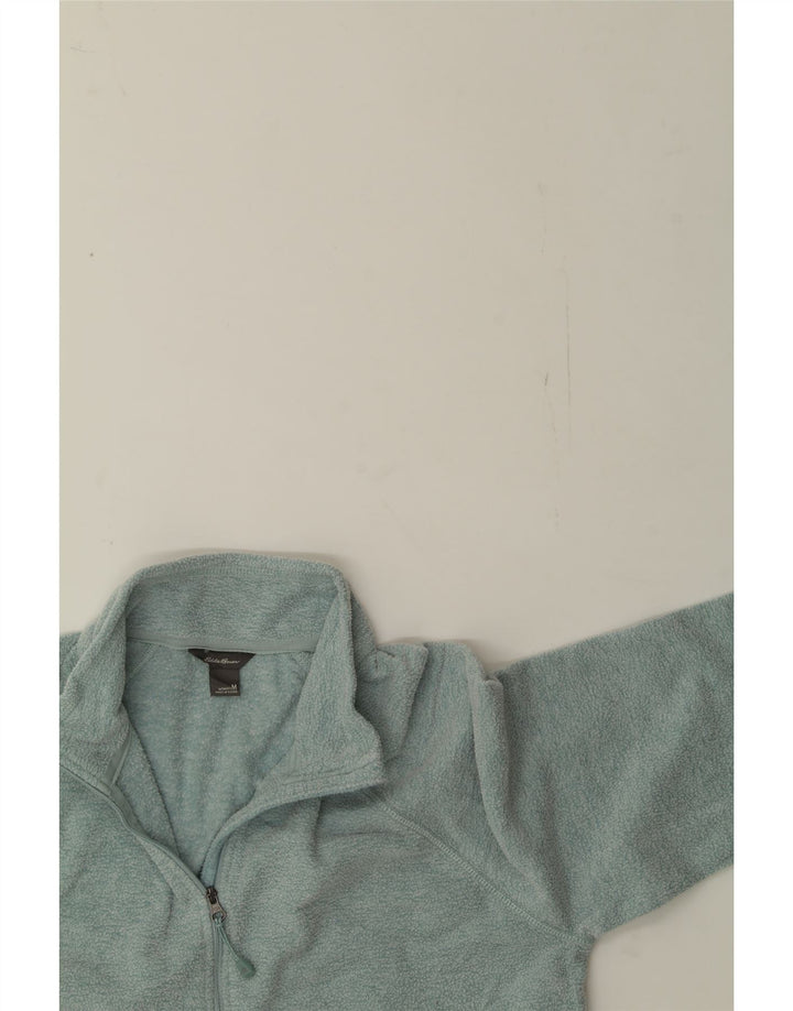EDDIE BAUER Womens Fleece Jumper UK 14 Medium Turquoise Polyester Vintage Eddie Bauer and Second-Hand Eddie Bauer from Messina Hembry 
