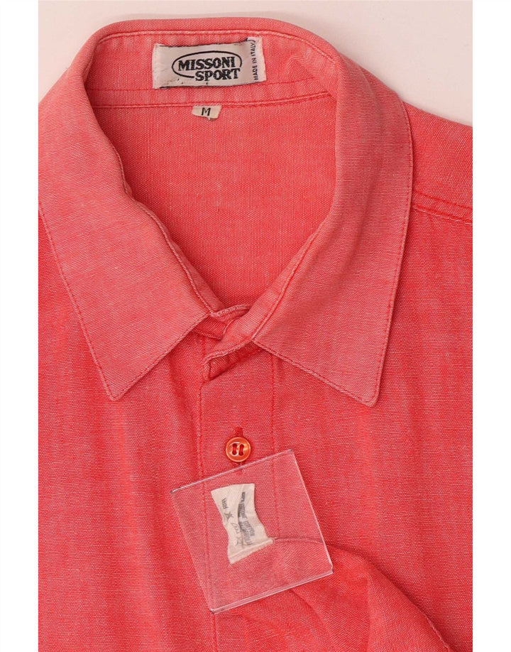Camisa Missoni Sport Hombre Algodón Rosa Medio