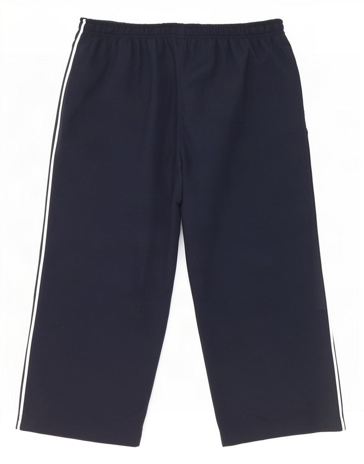 Reebok Pantalones Capri para Mujer UK 12 Medium Azul Marino Poliéster