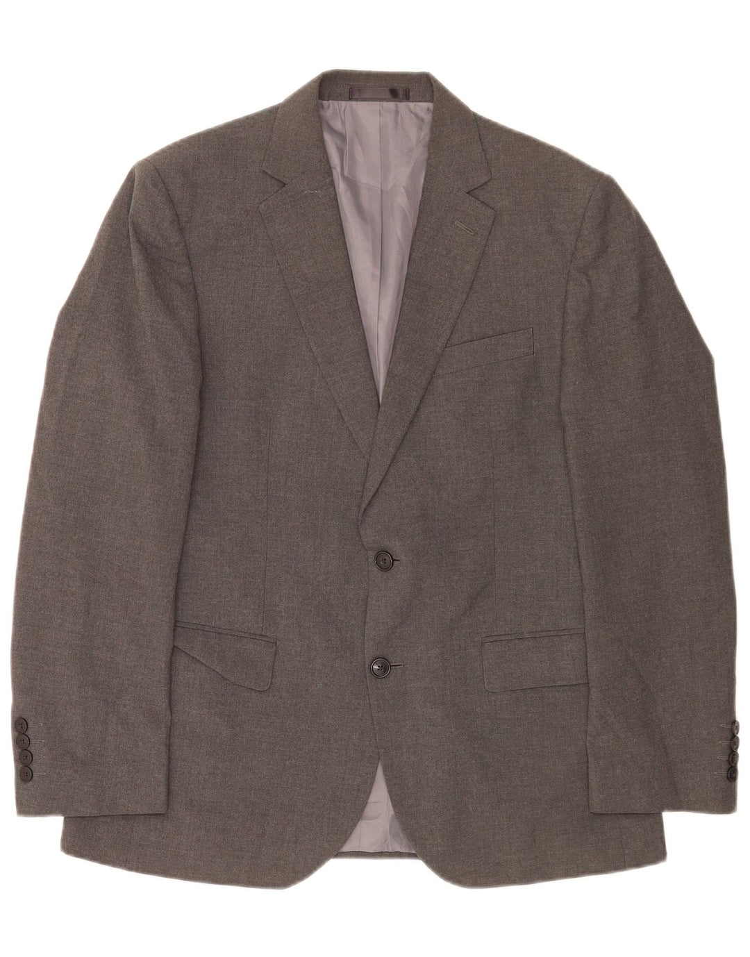 Marks & Spencer Chaqueta tipo blazer con 2 botones y corte regular para hombre UK 40 Gris medio