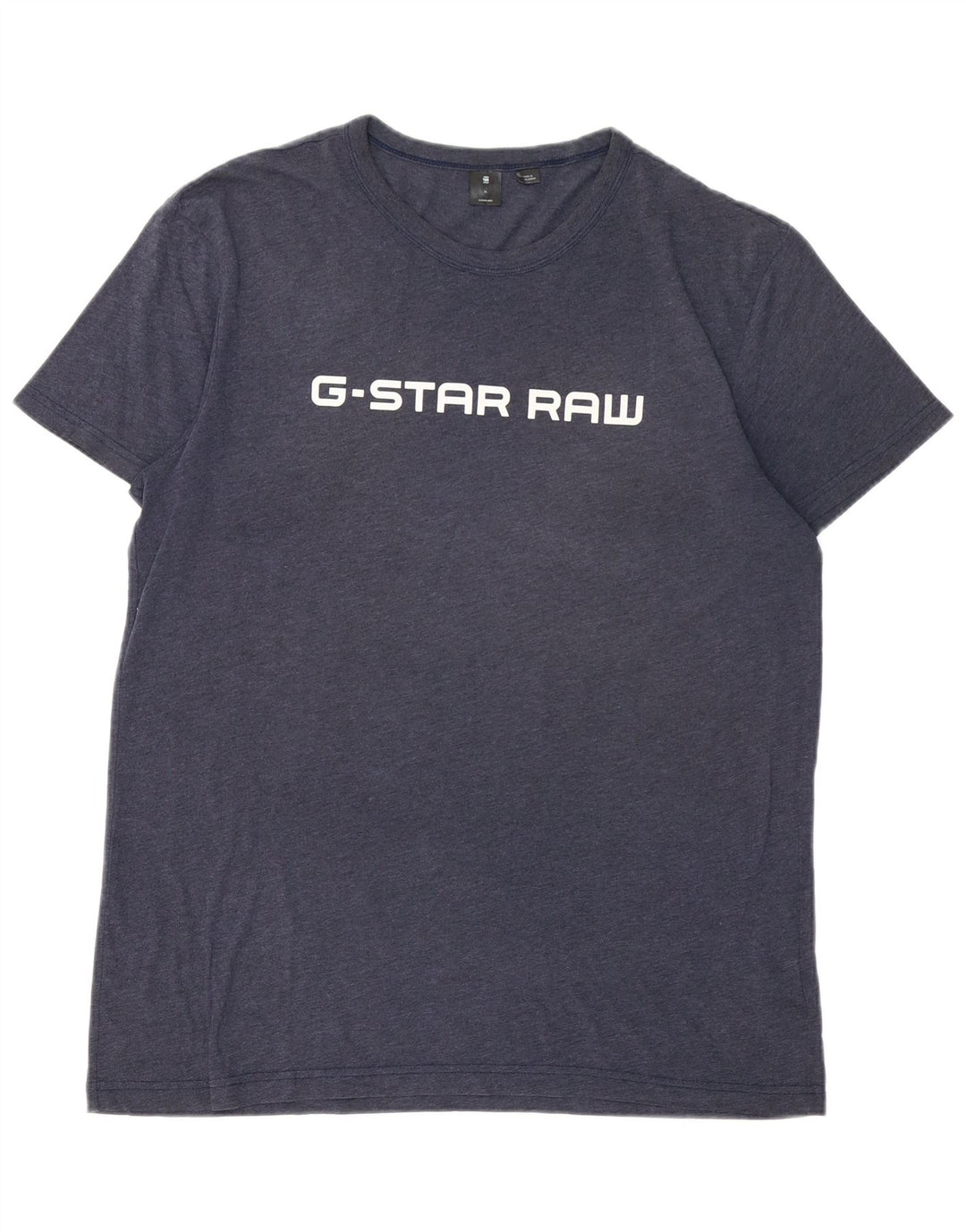 G-STAR Camiseta gráfica para hombre Top XL Azul marino Algodón