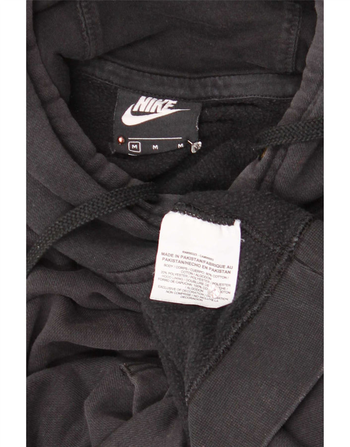 Nike - Sudadera con capucha para hombre (algodón negro mediano)