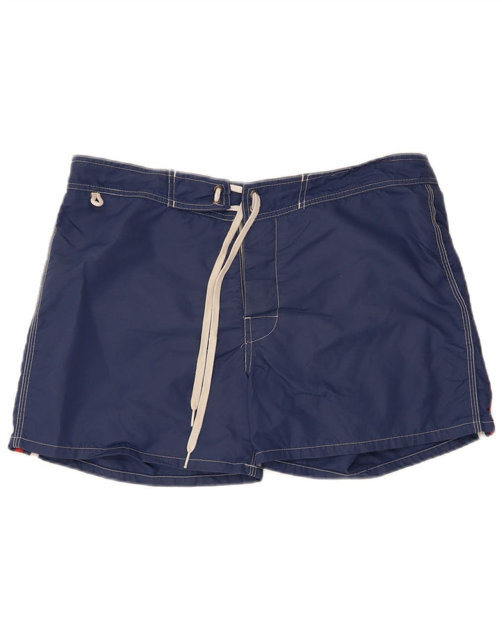 Sundek Bañador para hombre, talla grande, nailon azul marino