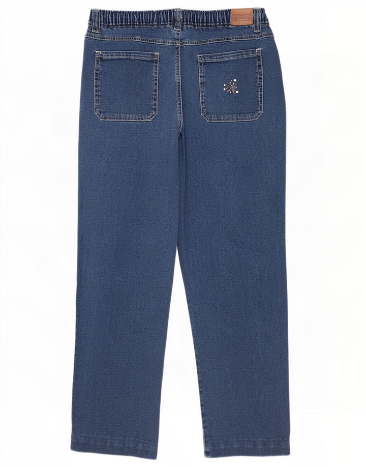 Farah Vaqueros Rectos Clásicos Mujer W36 L27 Algodón Azul