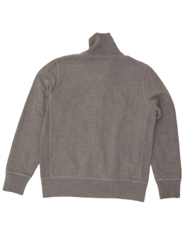 Franklin & Marshall Mens Graphic Chándal Top Chaqueta Pequeña Algodón Gris