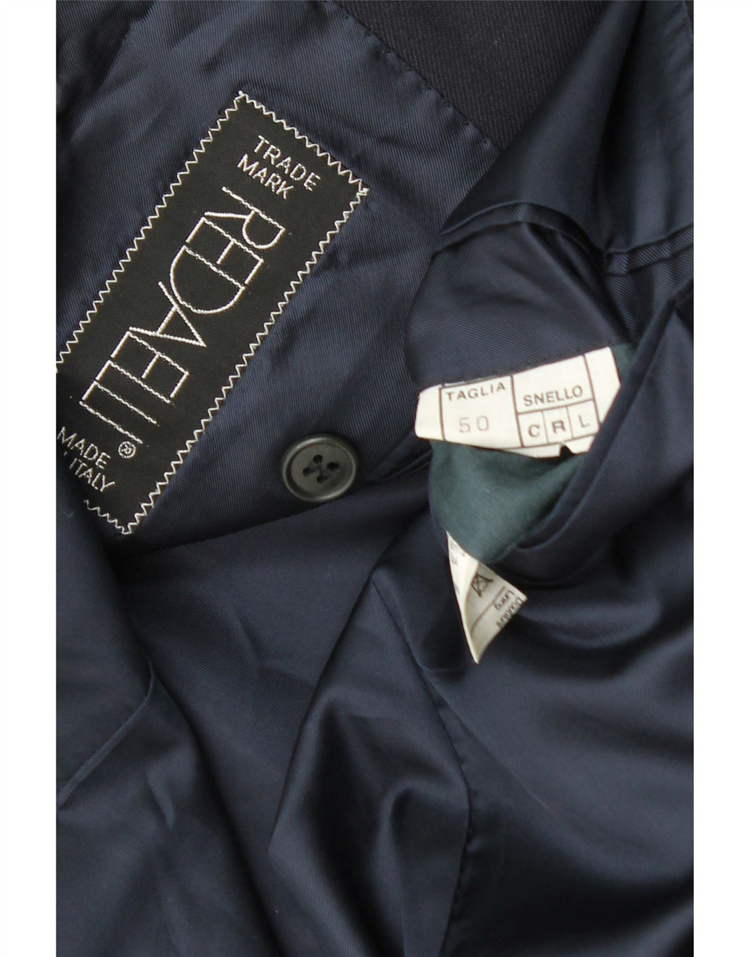 Redaelli Chaqueta tipo blazer con doble botonadura para hombre IT 50 Large Azul marino