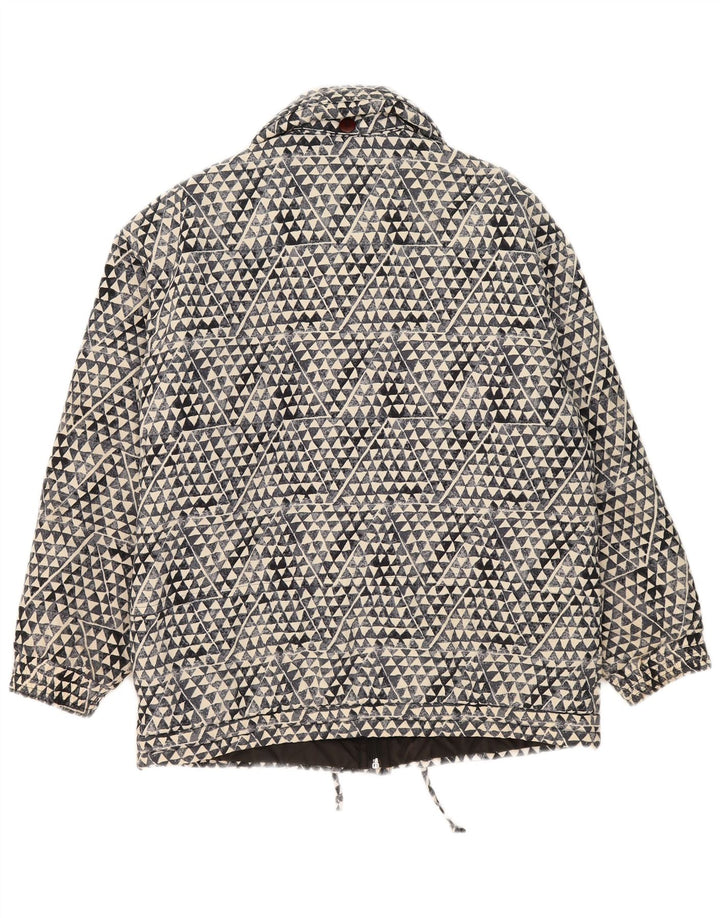 Colmar Chaqueta Acolchada Extragrande para Mujer US 8 Mediana Azul Marino Geométrica