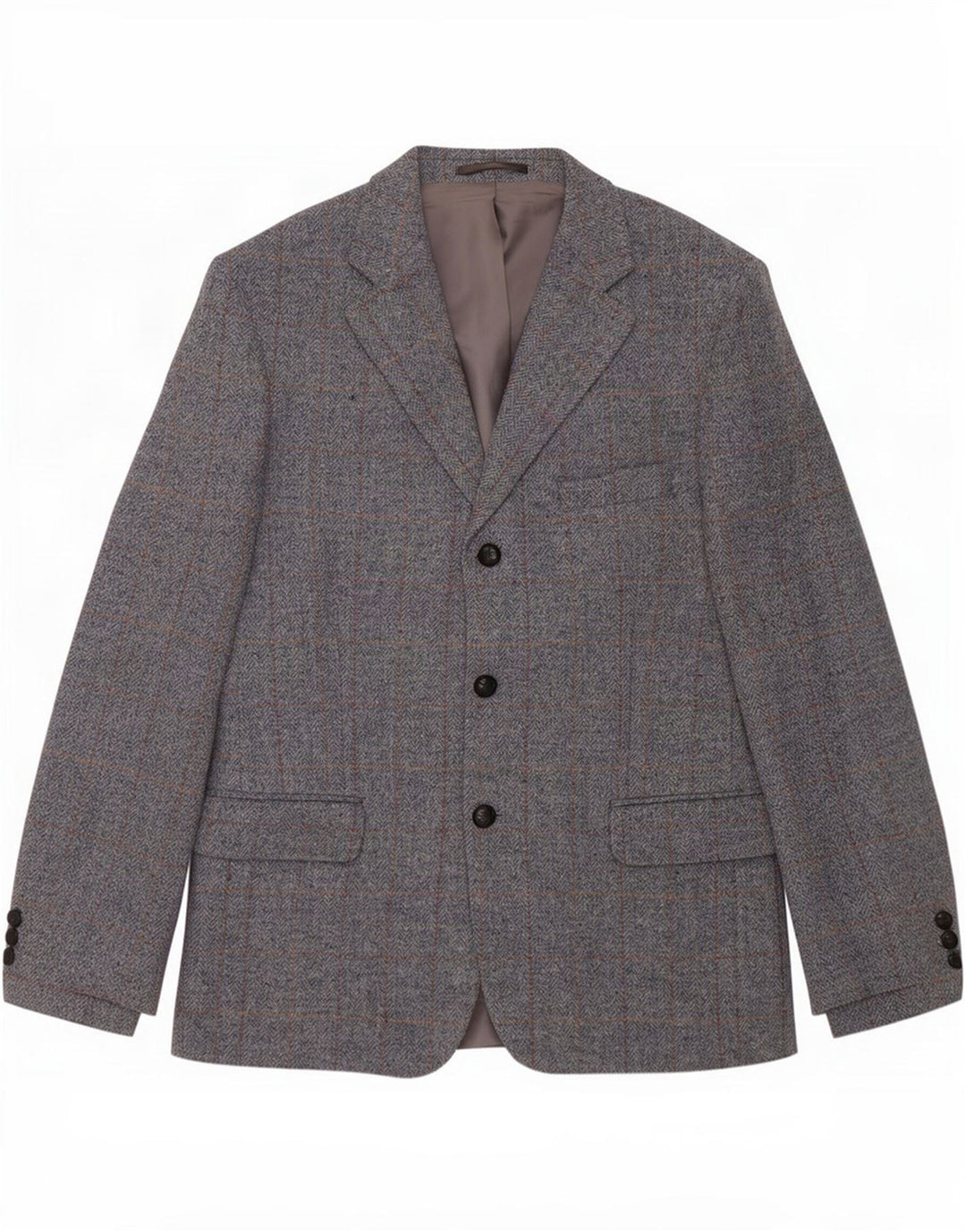 Avoca Chaqueta tipo blazer de 3 botones para hombre UK 42 XL Lana gris