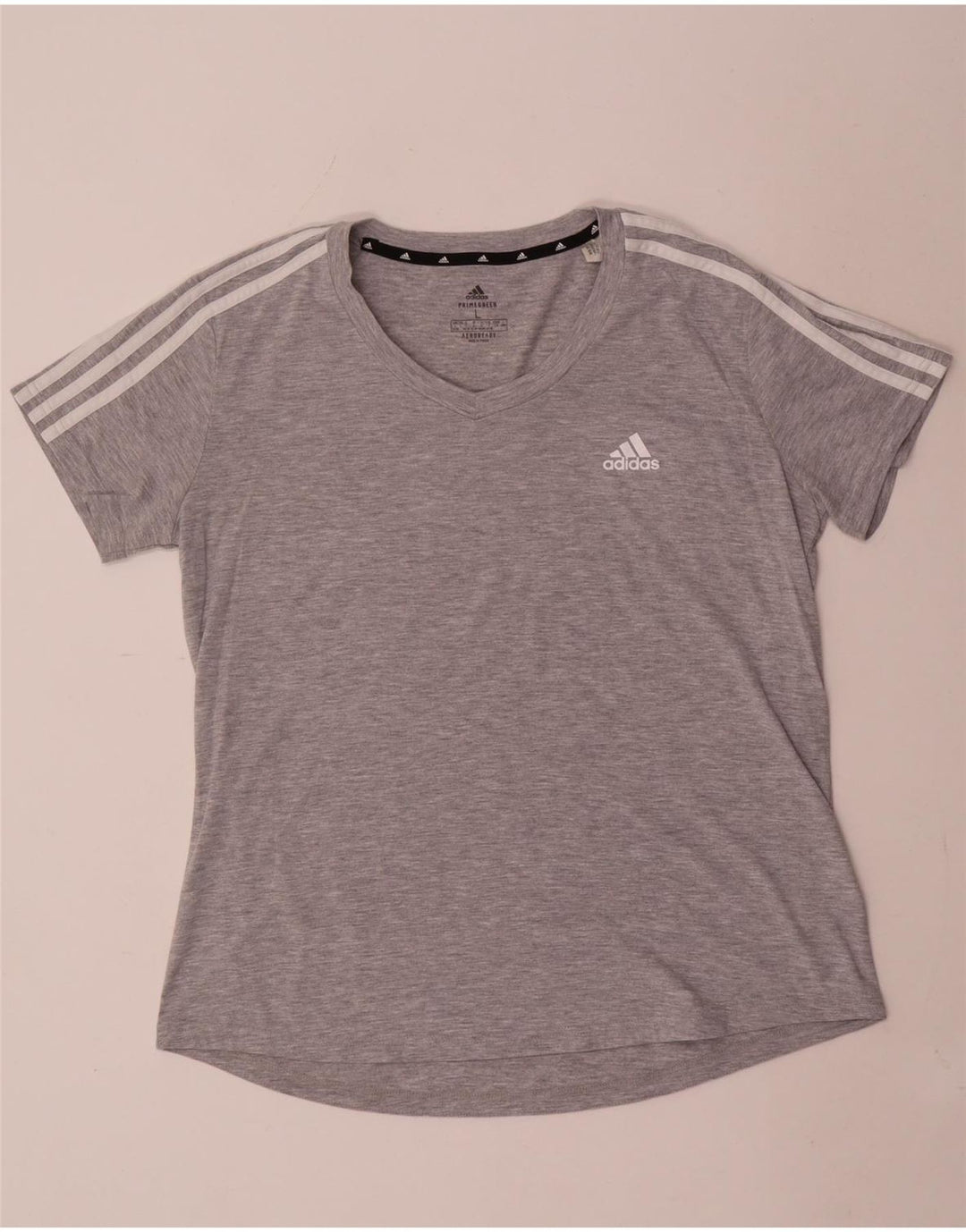 Adidas Camiseta Mujer Top ES 16/18 Grande Gris Poliéster