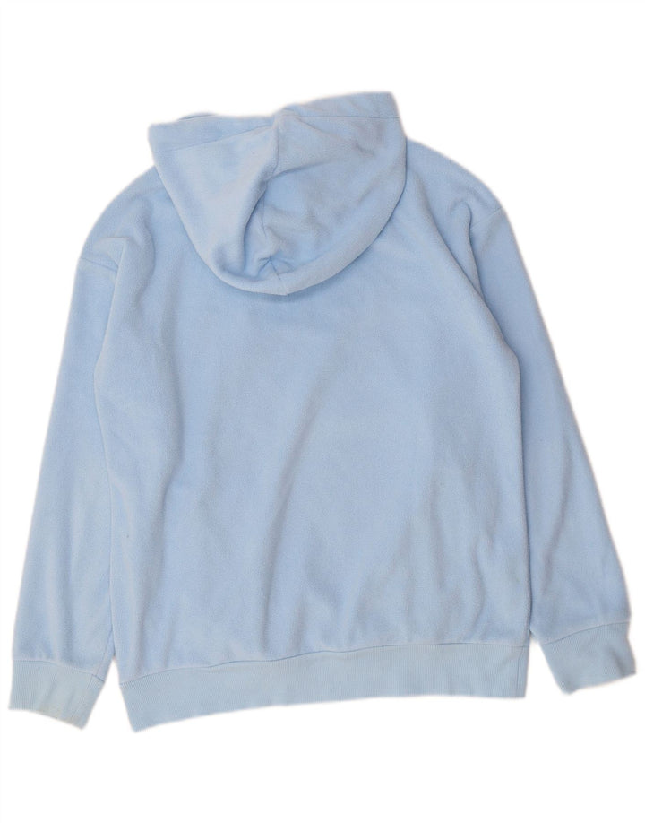 Champion Sudadera con capucha y forro polar para hombre, talla pequeña, poliéster azul