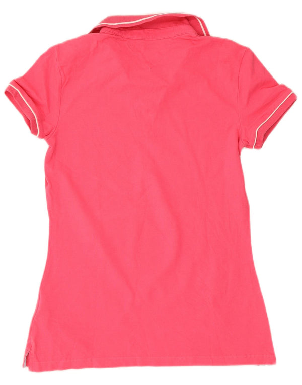 Tommy Hilfiger Polo para mujer UK 10 Small Pink Cotton
