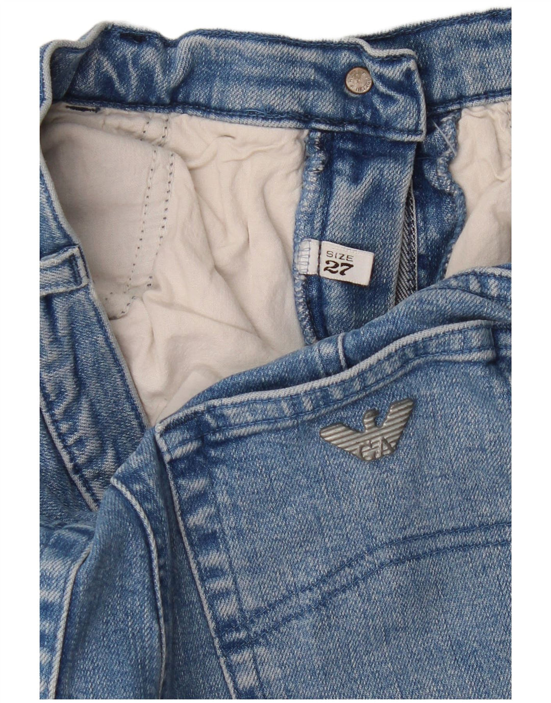 Vaqueros Armani Mujer Rectos W27 L27 Azul