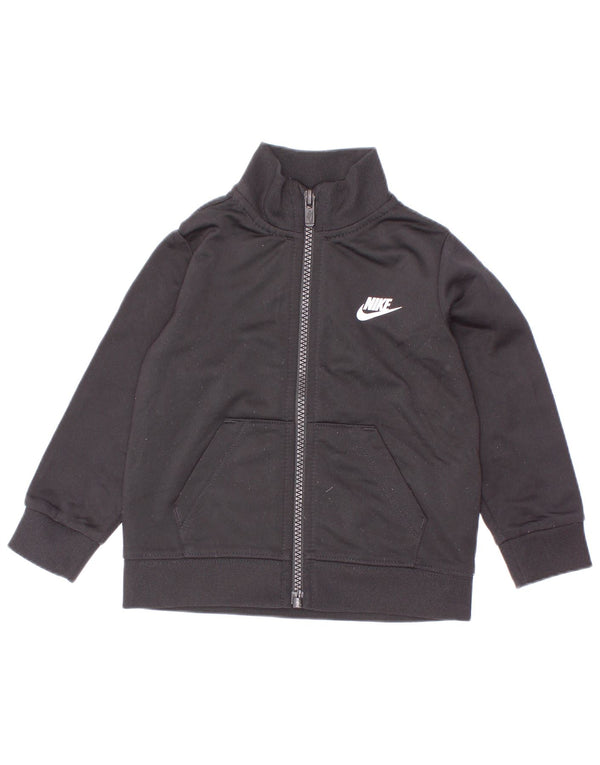 Nike - Chaqueta de chándal gráfica para bebés de 12 a 18 meses, color negro