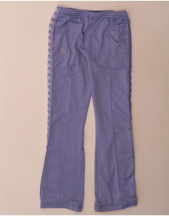 Kappa Pantalones de chándal gráficos para mujer UK 10 Small Poliéster morado