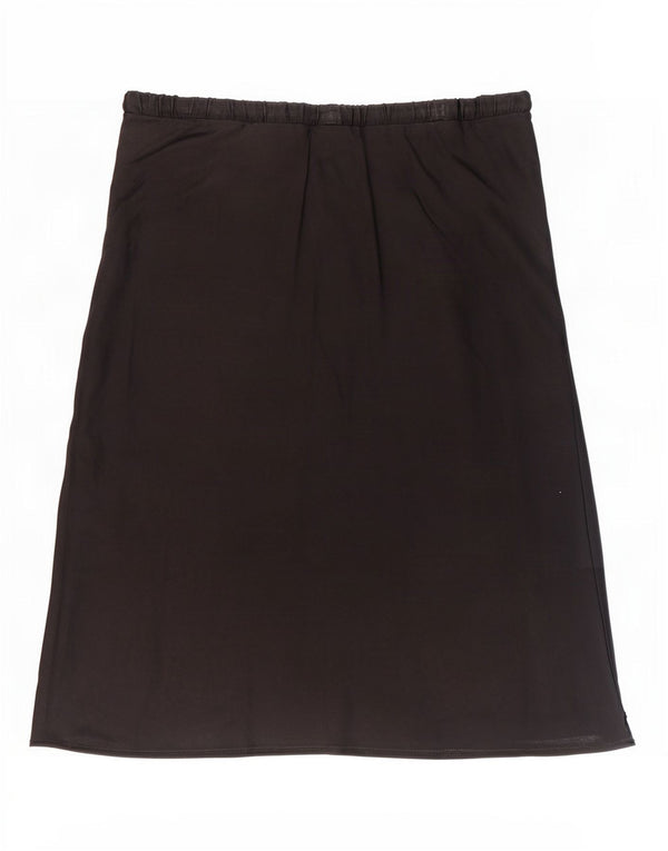 Topshop Falda acampanada para mujer UK 12 Medium W30 Viscosa negra