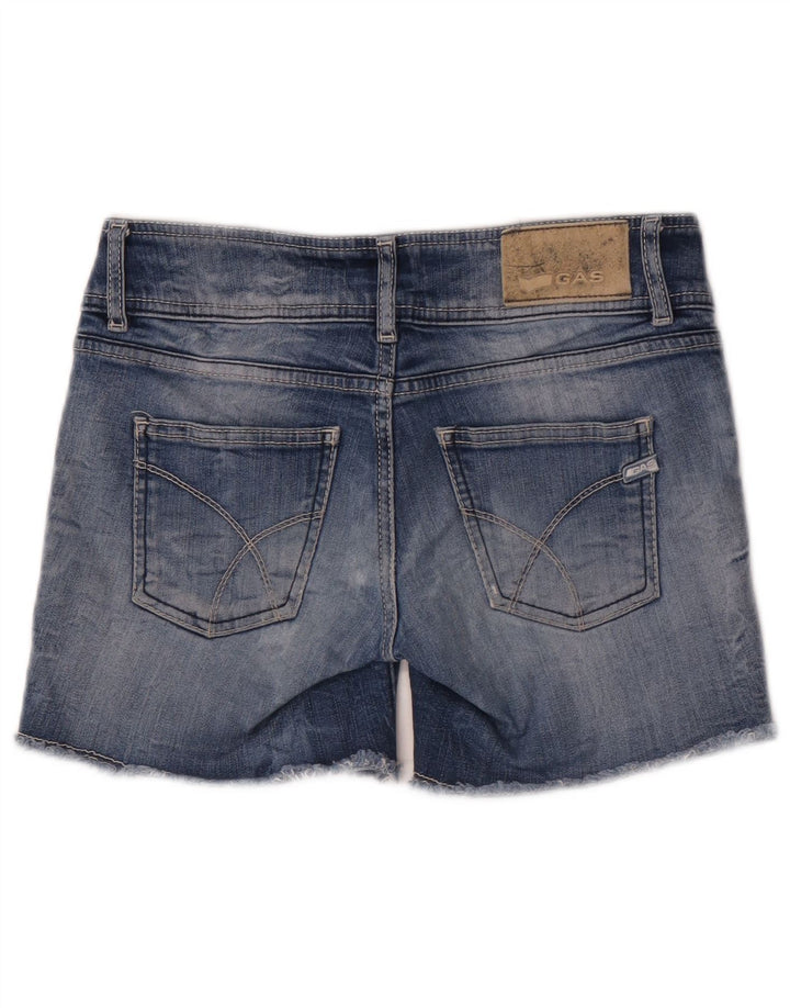 GUESS Shorts vaqueros para mujer W26 Small Blue Cotton