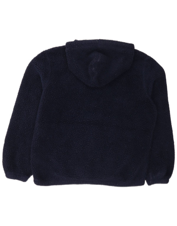 Fila Jersey de forro polar con capucha para hombre XL Poliéster azul marino