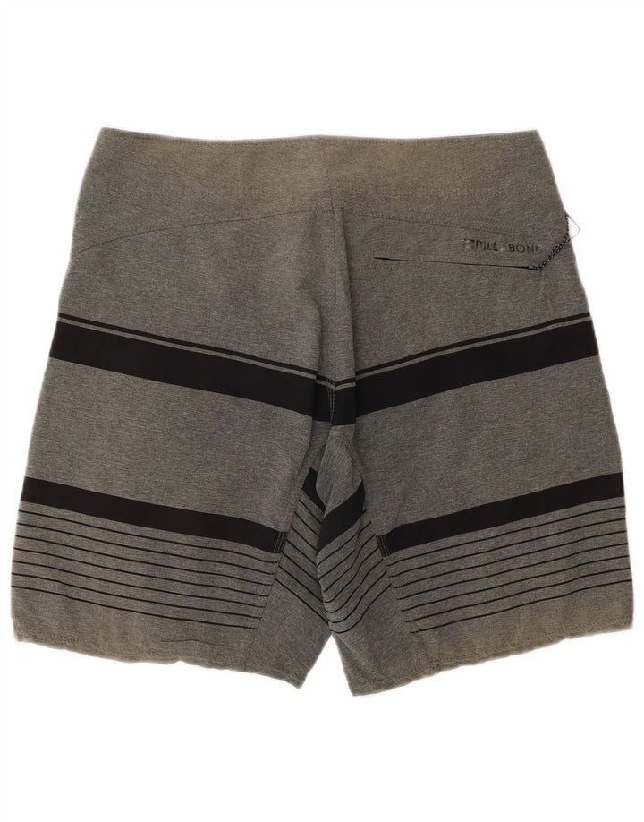 Bañador Billabong Hombre Poliéster Rayas Gris Medio