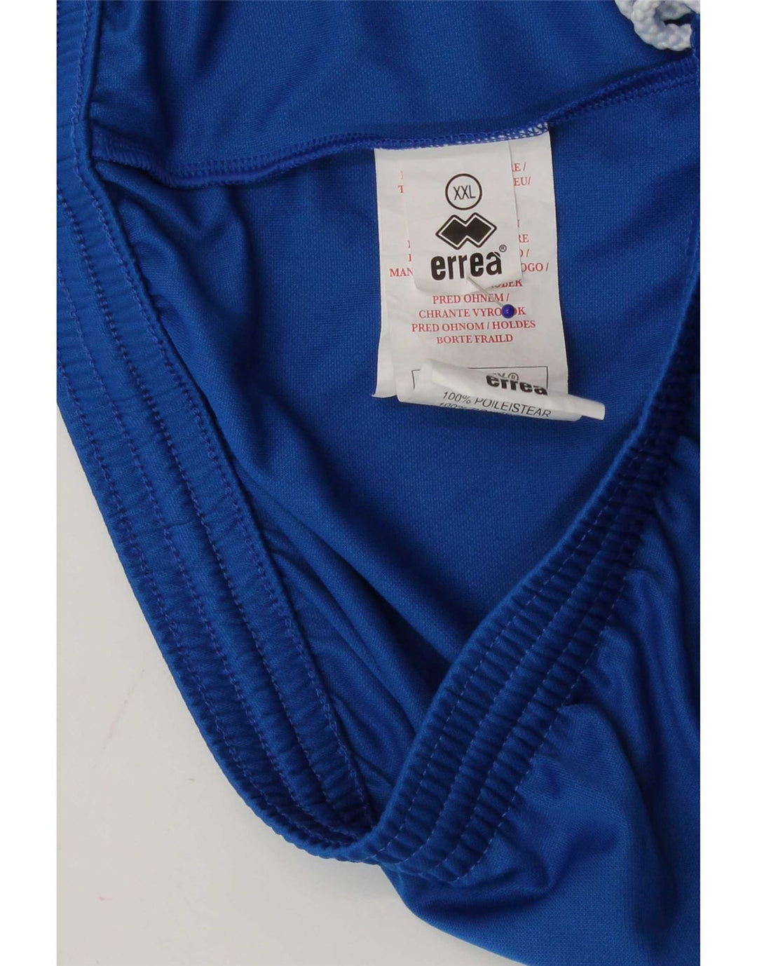 Errea Pantalones cortos deportivos para hombre 2XL Poliéster azul