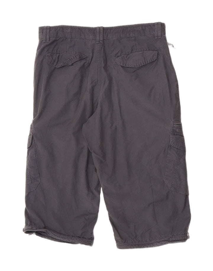 Marks & Spencer - Bermudas tipo cargo para hombre, color azul, talla 34, color gris grande