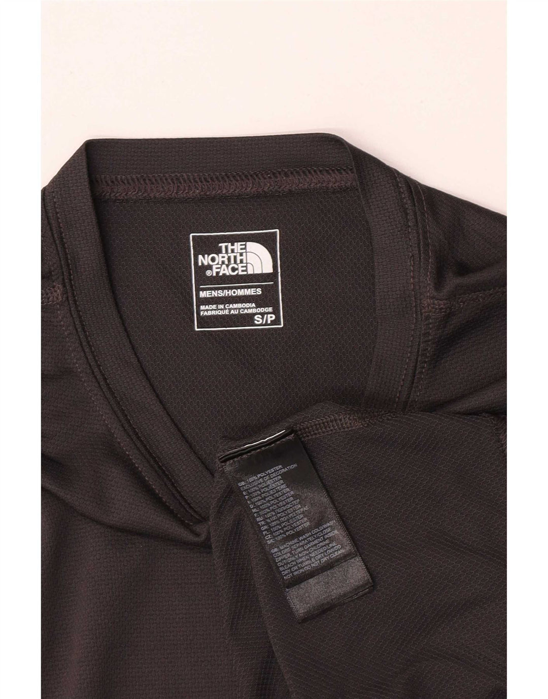 The North Face Camiseta Hombre Top Small Gris Poliéster