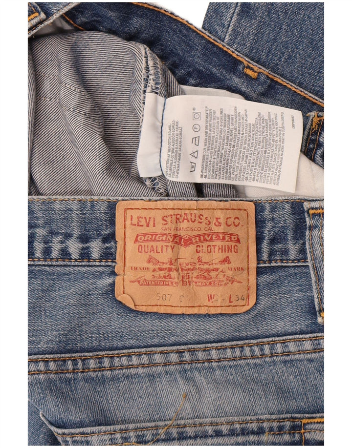 Levi's Hombre 507 Vaqueros Bootcut W34 L34 Algodón Azul