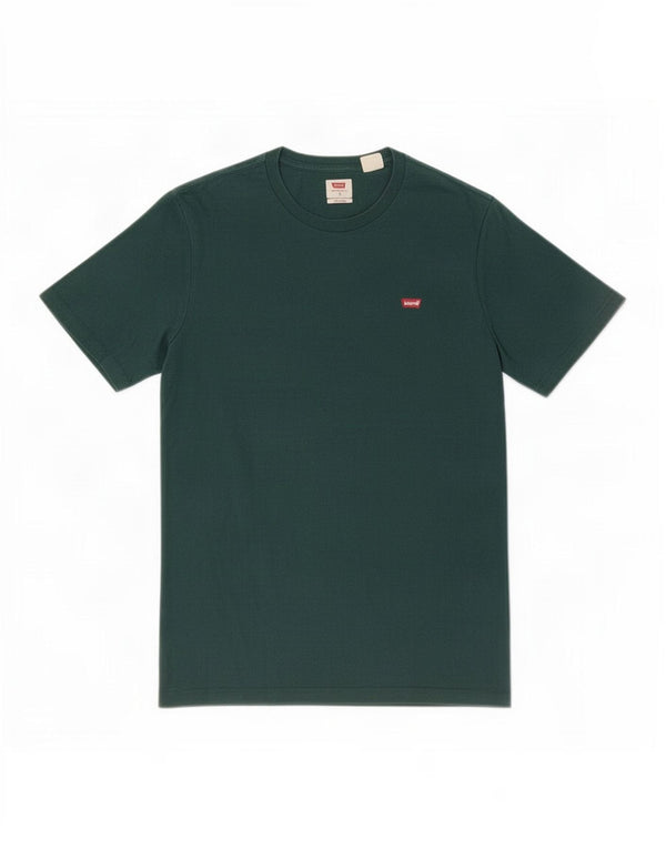 Levi's Camiseta de corte estándar para hombre, talla pequeña, verde