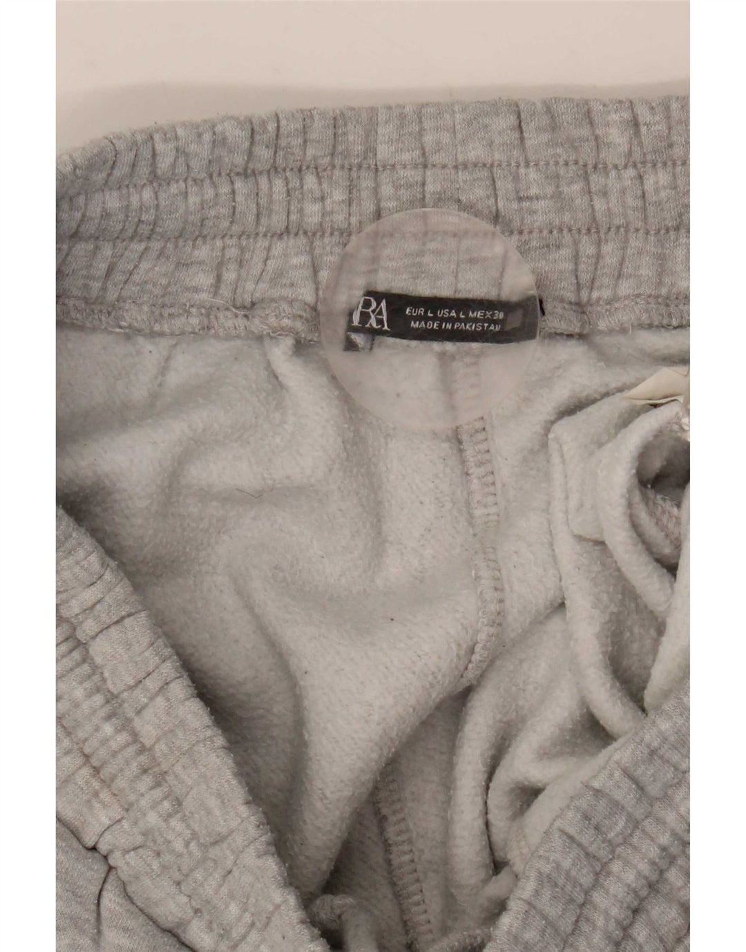 Zara Hombre Pantalón Chándal Joggers Grande Gris Poliéster
