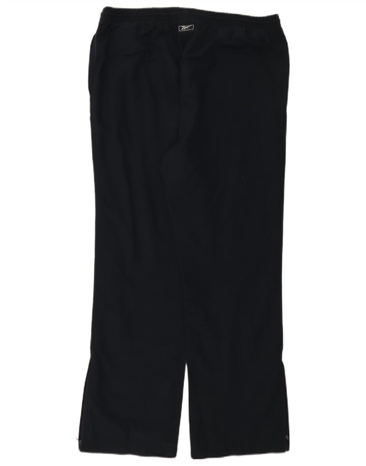 Reebok Pantalones de chándal para mujer US 12 Grande Azul Marino Poliéster