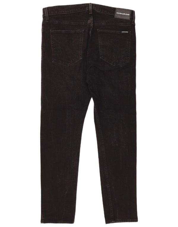 Calvin Klein Jeans ajustados para hombre W36 L32 Algodón negro