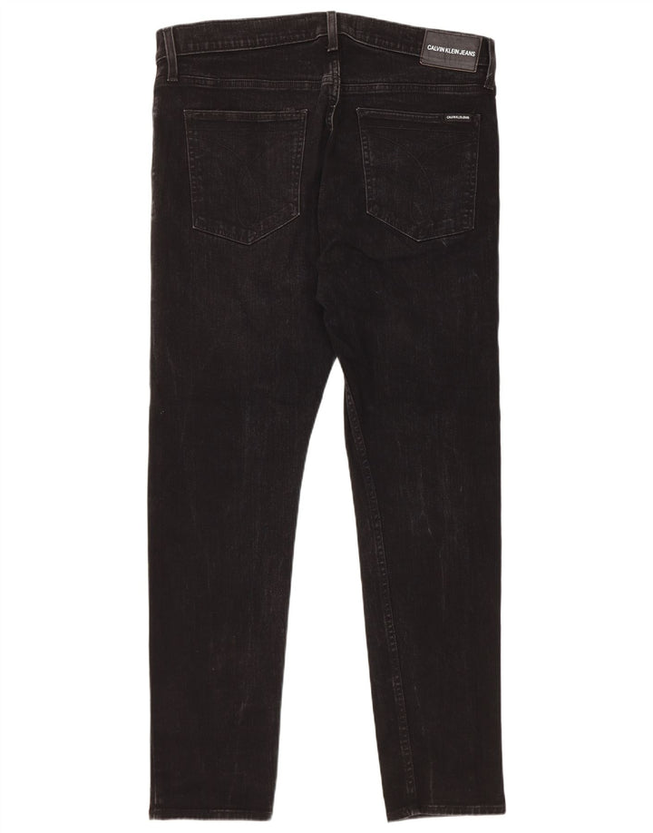 Calvin Klein Jeans ajustados para hombre W36 L32 Algodón negro