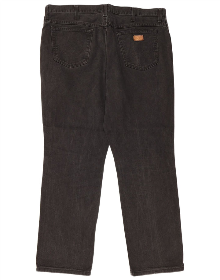 WRANGLER Vaqueros rectos Texas para hombre W42 L32 Algodón negro