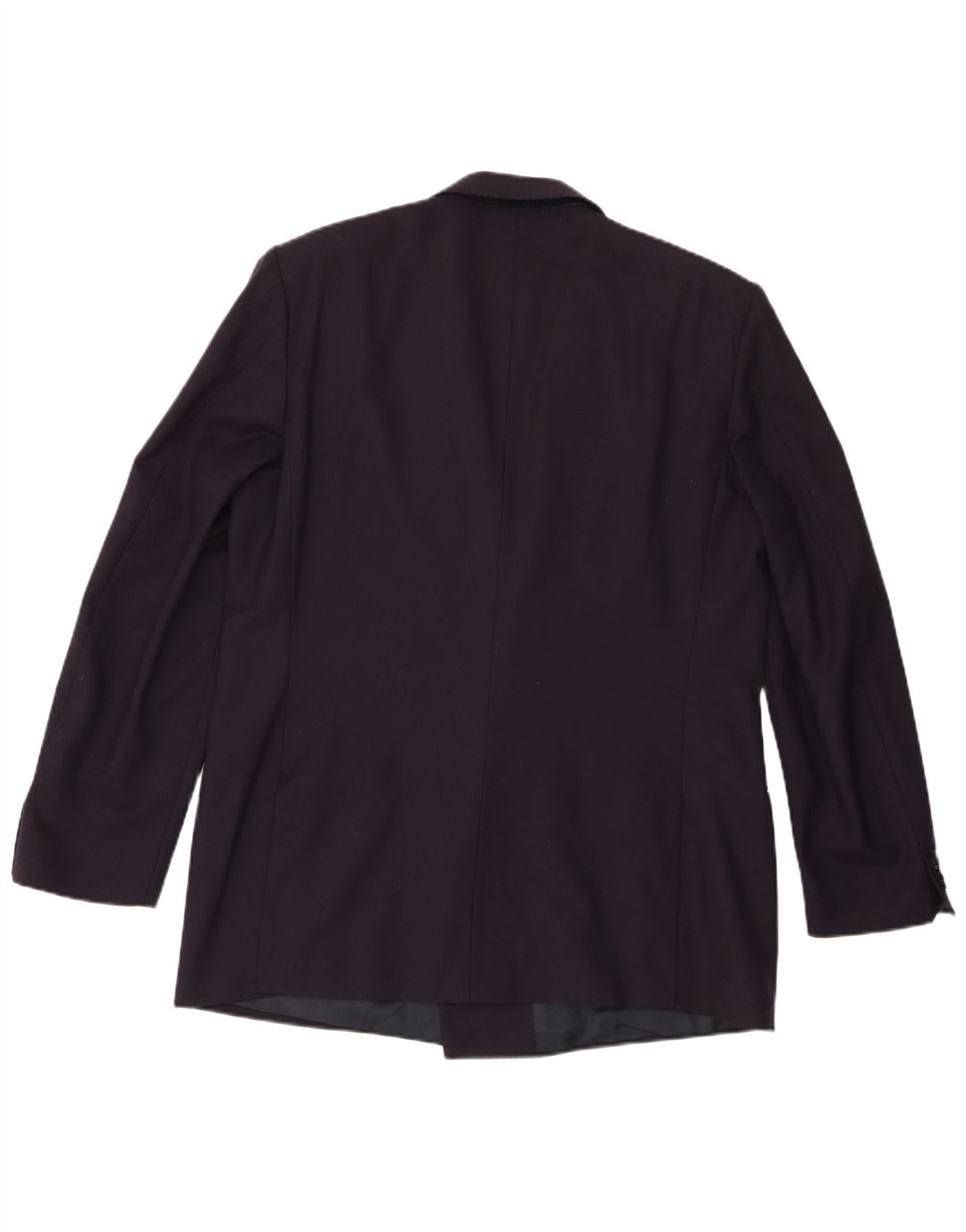 Lubiam Chaqueta tipo blazer con doble botonadura para hombre IT 54 2XL Lana virgen azul marino