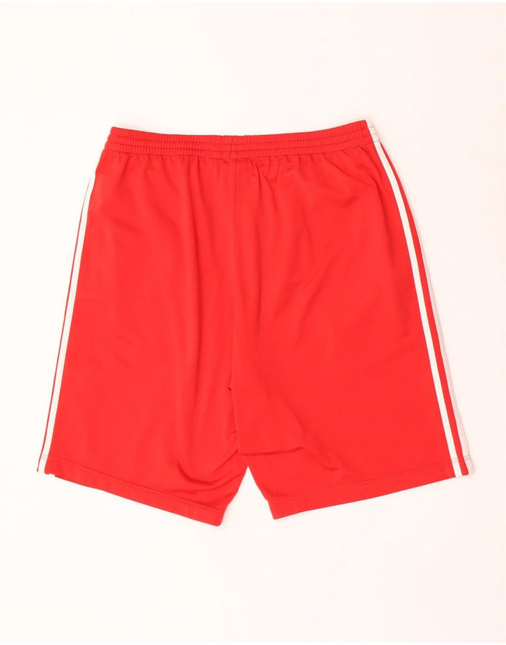 Adidas Pantalones cortos deportivos para hombre XL Rojo Poliéster