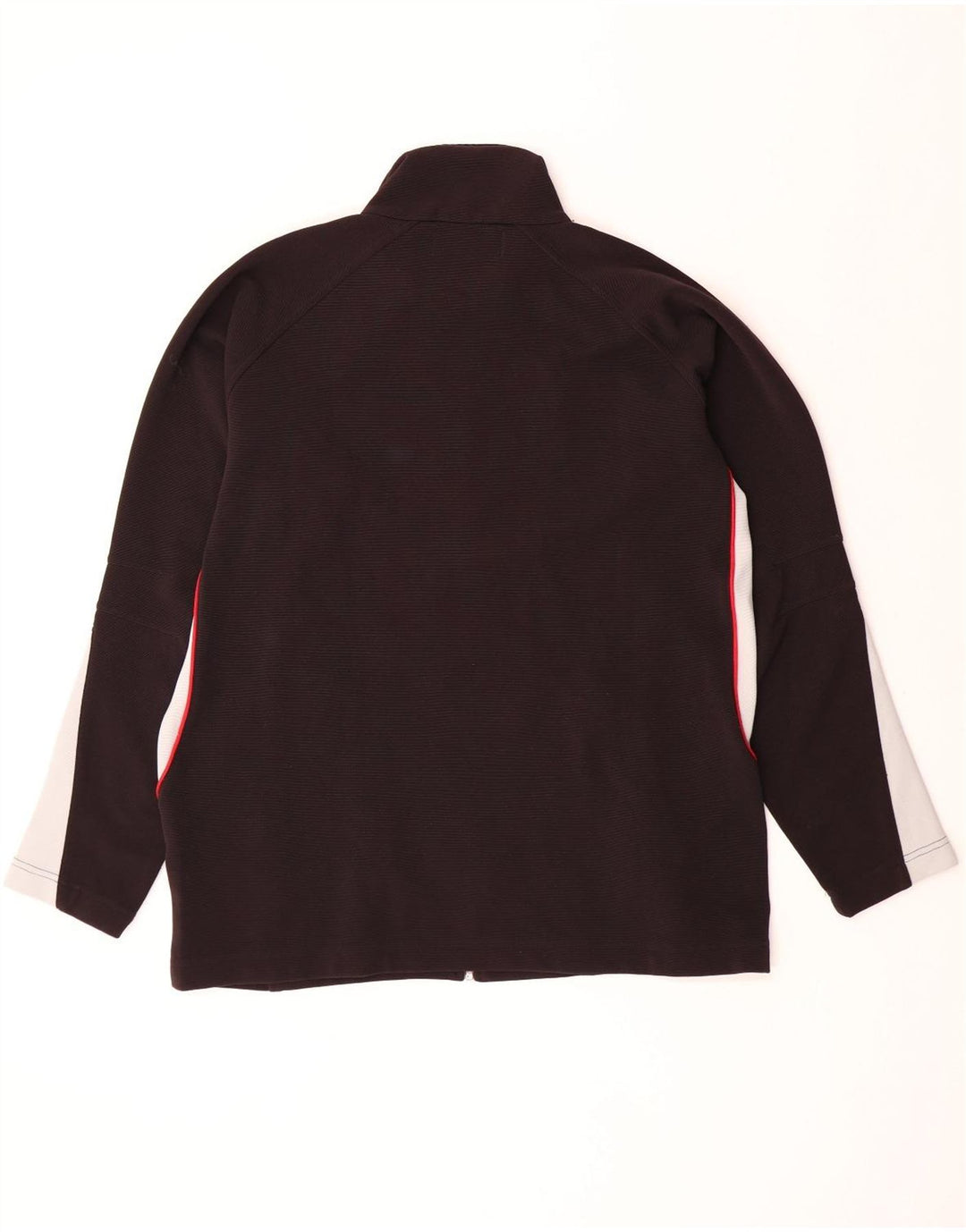 KAPPA Hombre Chándal Top Chaqueta Grande Negro Colorblock Poliéster