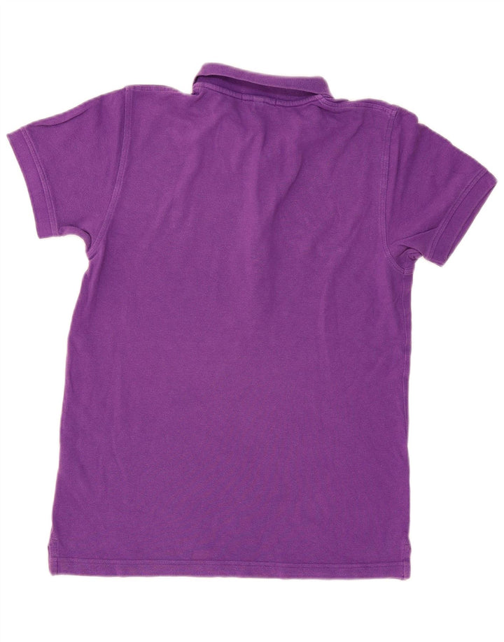 Lyle & Scott Polo para hombre de algodón morado medio