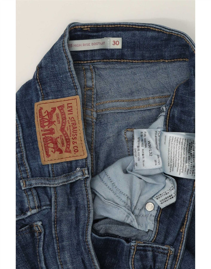 Levi's Vaqueros Bootcut De Talle Alto 725 Para Mujer W30 L32 Algodón Azul