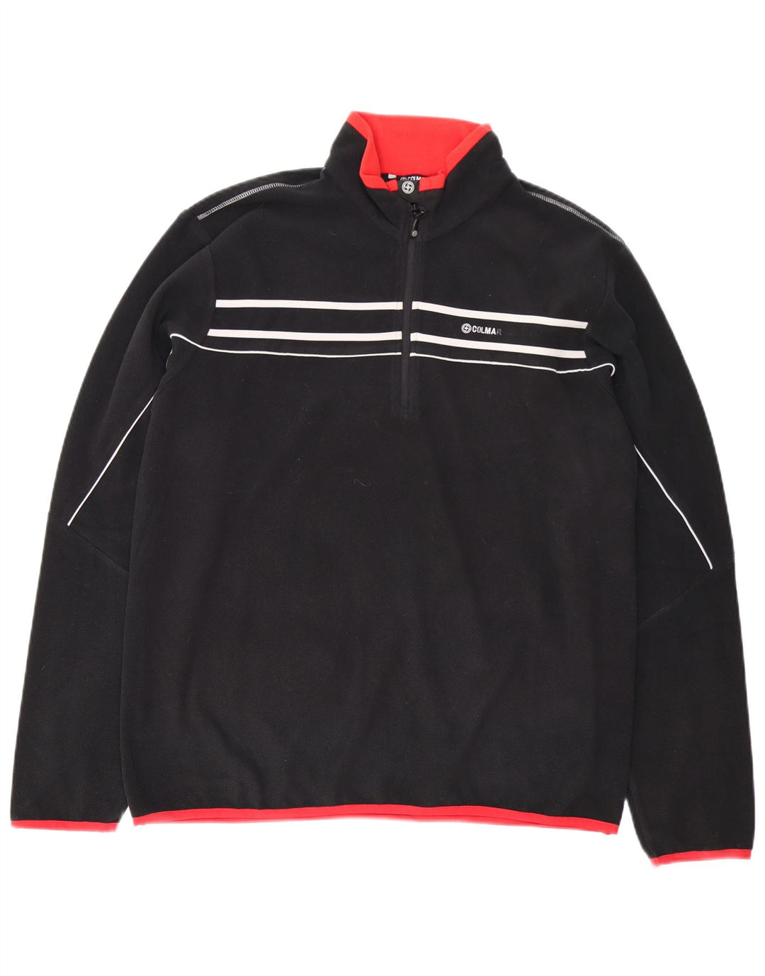 Colmar Jersey polar con cremallera y cuello para hombre 2XL Poliéster negro