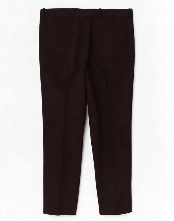 Zara Mujer Pantalón Chino Recto Grande W30 L28 Algodón Negro