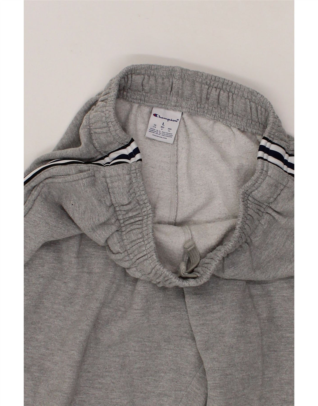 CHAMPION Mens Tracksuit Trousers Large  Grey Cotton Vintage Champion and Second-Hand Champion from Messina Hembry 