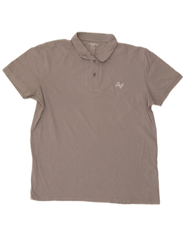 Polo Jack & Jones Hombre XL Algodón Gris