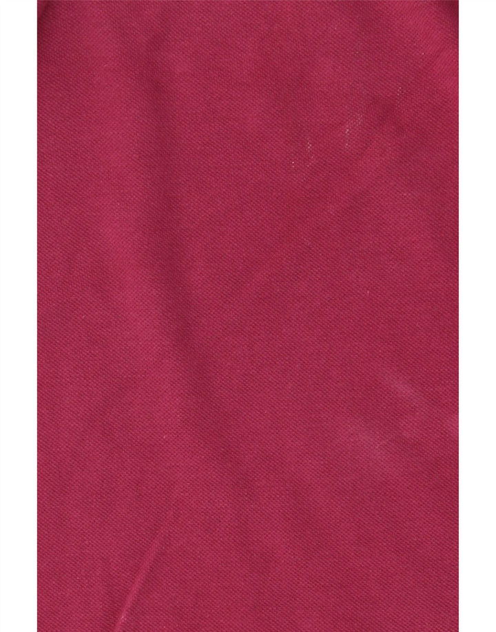 Kappa Polo Hombre Small Borgoña Algodón