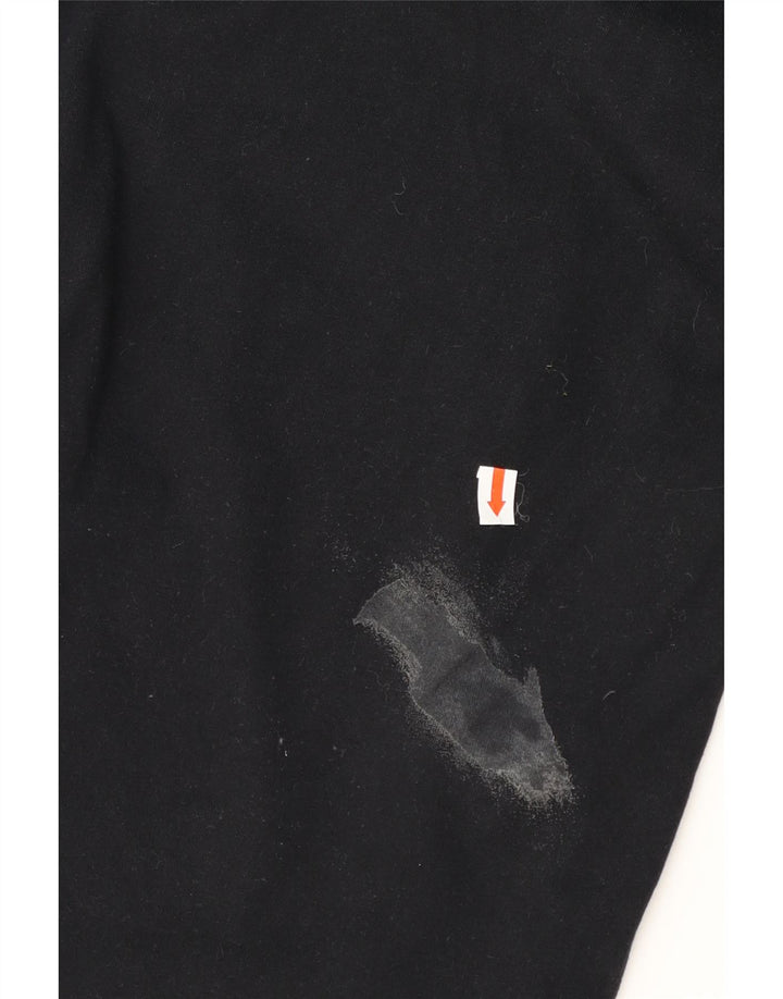 Nike Camiseta gráfica para hombre Top mediano de algodón negro